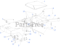 Cub Cadet PRO HW 300 348 (55RI6HNS050) - Cub Cadet Walk-Behind Mower (2022) Frame