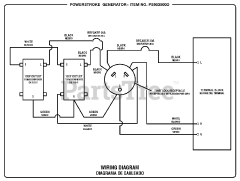 PowerStroke PS 903500 D (090079254) - PowerStroke 3500 Watt Generator Wiring Diagram