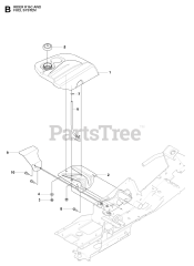 Husqvarna R 16 C AWD (966830301) - Husqvarna Swedish Riding Mower (2009-04) FUEL SYSTEM