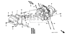Honda GX160 U1 QXE8 (GCACK) - Honda Engine, Made in Japan (SN: GCACK-1000001 - GCACK-9999999) CYLINDER HEAD