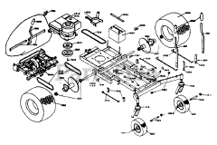 Dixon ZTR 2 - Dixon Zero-Turn Mower (1974) CHASSIS ASSEMBLY