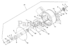 Gravely 892026 - Gravely 50" Bagger (SN: 000101 & Above)