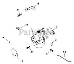 Kohler M8-301500 - Kohler Magnum Engine, Basic Version, 8hp, 6kW Carburetor 5-2-233 TP-2201-C