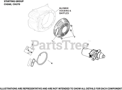 Kohler CH260-0011 - Kohler Command PRO Engine, Basic Version, 6hp, 4.5kW Starting Group CH260-0011