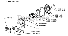 Husqvarna 22 R - Husqvarna String Trimmer (1988-01) Silencer Assembly