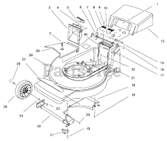 Lawn-Boy 10910 - Lawn-Boy 48cm Walk-Behind Mower, Canada (SN: 009900001 - 009999999) (1999)