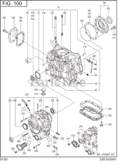 Subaru Robin DY300D12380 (DY30) - Subaru Robin Engine, Diesel 100 Crankcase