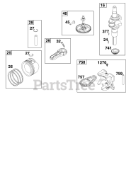 Briggs & Stratton 31R877-0033-B5 - Briggs & Stratton Vertical Engine Crankshaft Group