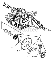 Toro 72062 (264-6) - Toro Yard Tractor (SN: 049000001 - 049999999) (1994) Differential Gear