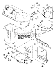 Ariens 835007 - Ariens Rear Grass Bagger Attachment (SN: 003001 & Above)