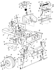 MTD 14815-9 - MTD Garden Tractor (1989)