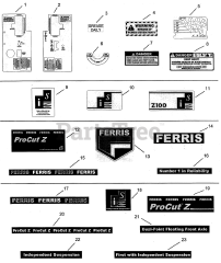 Ferris IS Z (5901080) - Ferris ISZ Series Zero-Turn Mower, 23hp Kawasaki