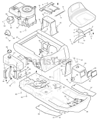 Murray 30560x51C - Murray 30" Rear-Engine Riding Mower (1999)