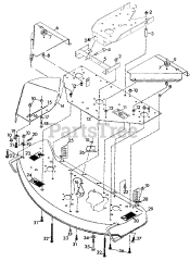 Gravely 45161 (PM 50) - Gravely Pro-Master Zero-Turn Mower, 16hp Magnum (SN: 000101 & Above)