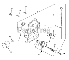 Cub Cadet GT 3204 (14A-671-710) - Cub Cadet Garden Tractor Oil Pan/Lubrication