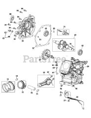 Troy-Bilt 170-PU - Troy-Bilt Engine 170-PU Crankcase