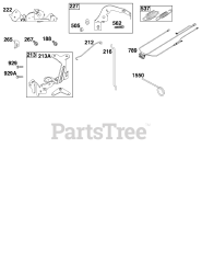 Briggs & Stratton 44T977-0033-B1 - Briggs & Stratton Vertical Engine Controls Group
