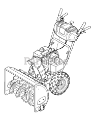 Yard-Man 31AE5KLF801 - Yard-Man Snow Thrower (2006)