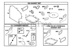 Briggs & Stratton 254422-4031-XX - Briggs & Stratton Horizontal Engine