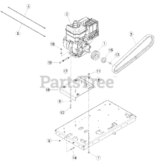 Bear Cat CH 45342 - Bear Cat 4.5" Chipper, 342cc (SN: A03570 - A09560) Engine - CH45342
