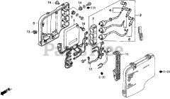 Honda BF30 AY LRSA (BAWS) - Honda Marine Engine, Made in Japan (SN: BAWS-3200001 - BAWS-9999999) IGNITION COIL (2)