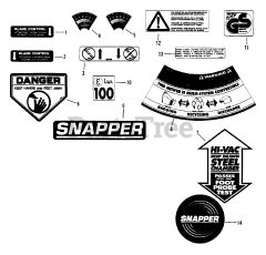 Snapper CP 21559BV - Snapper 21" Walk-Behind Mower, 5.5hp