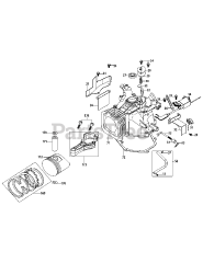MTD 1P70C0A-11 - MTD Engine 1P70C0A-11 Crankcase