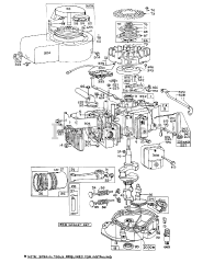 Toro 56000 (526) - Toro Sportsman Rear-Engine Riding Mower (SN: 005000001 - 005999999) (1975) Engine Briggs  Stratton Model Nos. 130902-0293-01