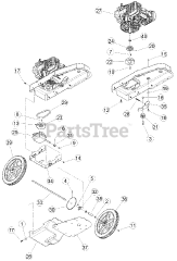 Bear Cat WT 24 T - Bear Cat Walk-Behind Trimmer with Tilt, 190cc Subaru (SN: C08287 - D03241)