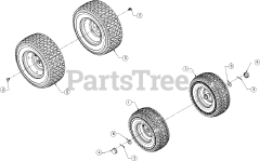 Murray 13AC26JD058 - Murray Lawn Tractor (2016) Wheels