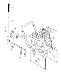 Scotts 624808x31D - Scotts 24" Snow Thrower (2002) Shift Yoke