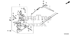 Honda FRC800 K1 A (FAHJ) - Honda 20" Tiller, Made in Japan (SN: FAHJ-1100001 - FAHJ-9999999) CONTROL
