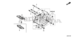 Honda EB5000X K3 AT (EBPC) - Honda Generator, Made in China (SN: EBPC-1000001 - EBPC-1499999) FAN COVER (2)