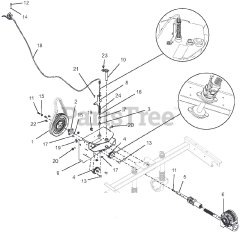 Ariens 926057 - Ariens 36" Power Brush, Subaru (SN: 000101 - 054999)