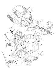 Craftsman 247.289190 (13AL78SS299) - Craftsman LT2000 Lawn Tractor (2010) (Sears)