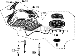 Subaru Robin EA175V50060 (EA175V) - Subaru Robin Engine 500 Cooling &amp; Starting