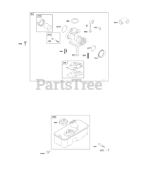 Briggs & Stratton 9C902-2135-E1 - Briggs & Stratton Vertical Engine Carburetor, Fuel Supply