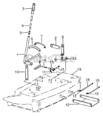 Cub Cadet 182 (133-182-100) - Cub Cadet Lawn Tractor Left Mechanism