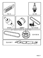 Jonsered LT 2217 A (960410113-05) - Jonsered Lawn Tractor (2012-08) ACCESSORIES