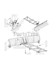 Cub Cadet 59A30020 (59A30020150) - Cub Cadet 72" Snow Blade att3 General Assembly