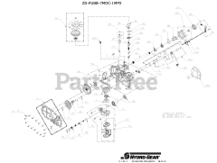 Gravely 918010 (ZTX 52) - Gravely 52" Zero-Turn Mower, 23hp Kohler Pro (SN: 000101 - 004999)