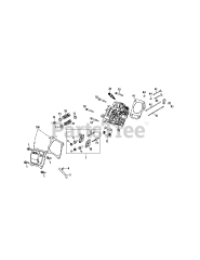 Cub Cadet 221 LHP (31AM2T6D756) - Cub Cadet 21" Snow Thrower (2011) 370-JU-11 Cylinder Head