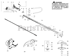 Poulan BC 3150 - Poulan String Trimmer (2007-02) Handle &amp; Controls