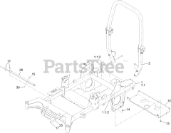 Toro 74055 TA (4000) - Toro 60" Z Master Zero-Turn Mower (SN: 415400000 - 416274271) Frame Assembly