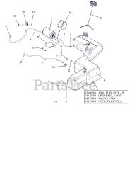 Ariens 915225 - Ariens Ikon-X 52" Zero-Turn Mower, Kawasaki FR, CARB (SN: 035000 - 044999) Fuel System - CARB
