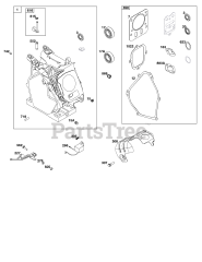 Briggs & Stratton 13L352-0138-F8 - Briggs & Stratton Horizontal Engine