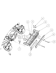 Cub Cadet 59A30004 (59A30004150) - Cub Cadet Dump Hopper att2 Weight System