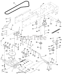 Poulan 271490 - Poulan Lawn Tractor (2002) Ground Drive