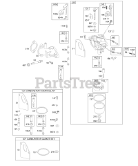 Briggs & Stratton 194707-0126-01 - Briggs & Stratton Vertical Engine Carburetor Group