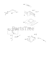 Briggs & Stratton 21X314-0110-E1 - Briggs & Stratton Horizontal Engine Controls, Governor Spring